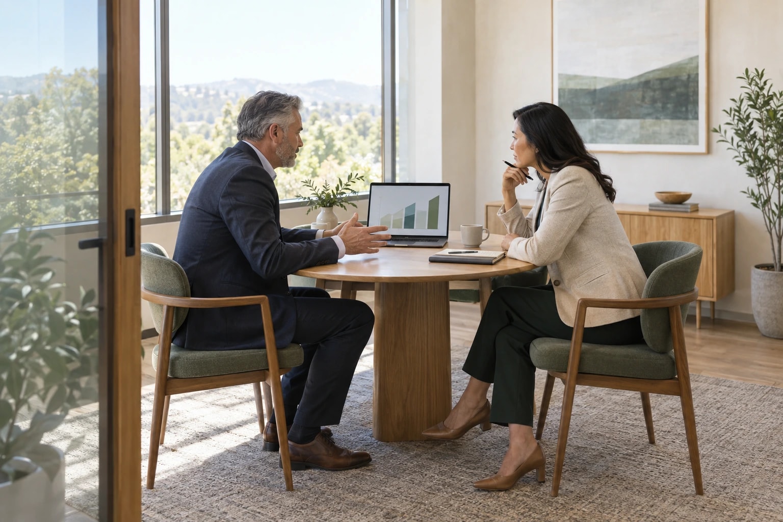 Illustrative scene for “What your advisors and account executives receive”