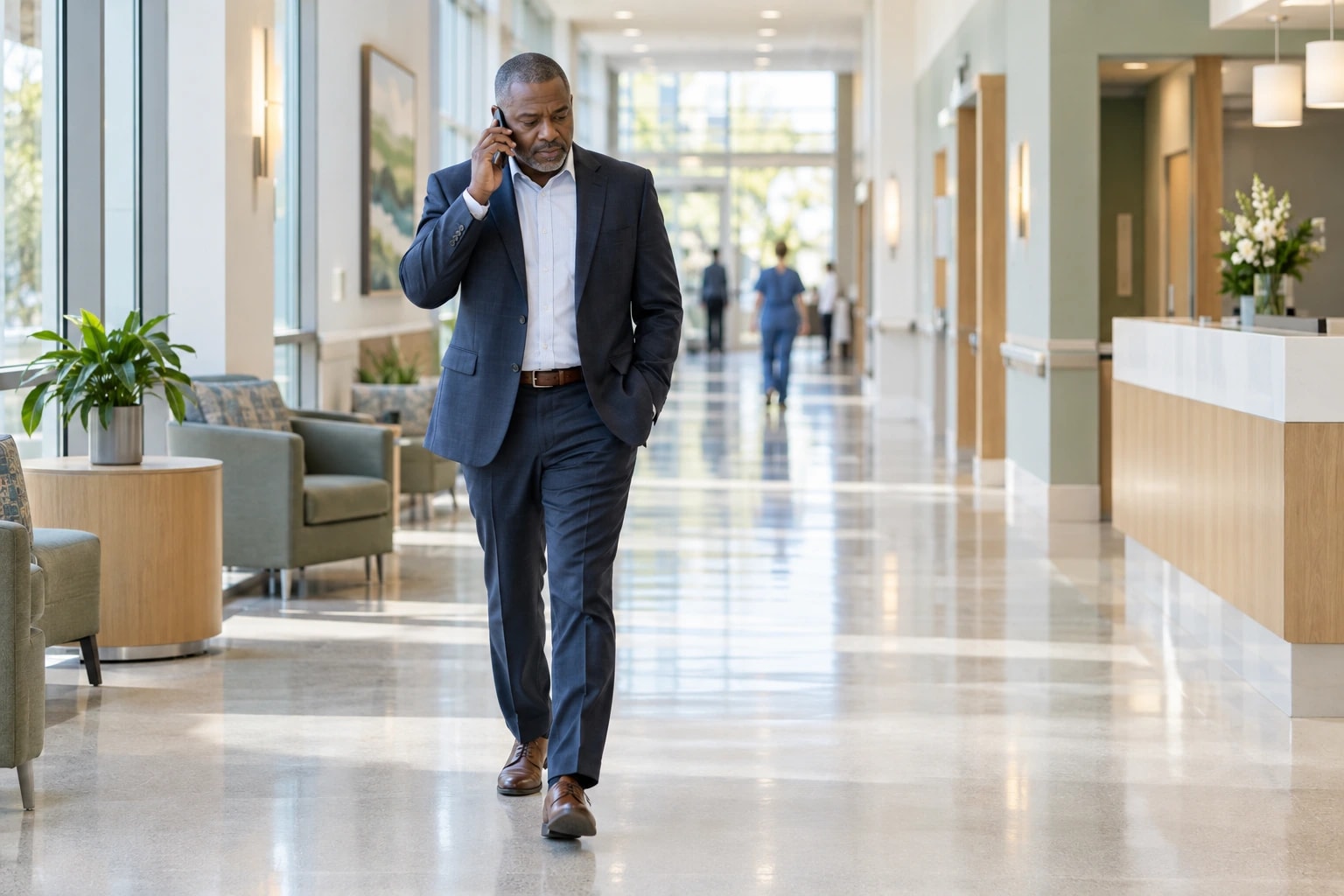Illustrative scene for “Decision-makers across hospitals, surgical centers and practices”